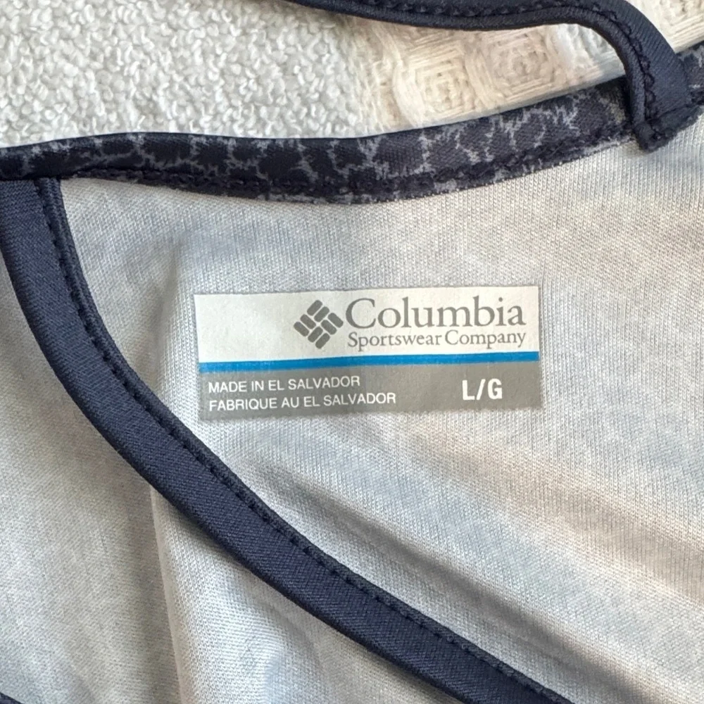 Stylish Blue Patterned Long Sleeve Top - Picture 6 of 7